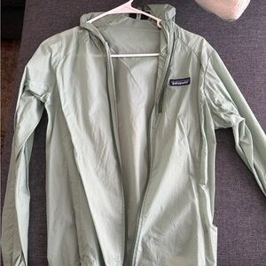 Patagonia Light Green Sage Houdini Windbreaker Jacket Small